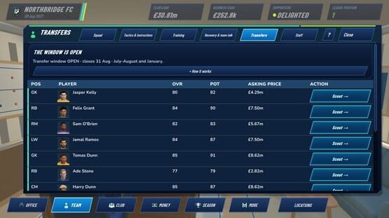 Pitch & Power: Football Club Owner gameplay screenshot
