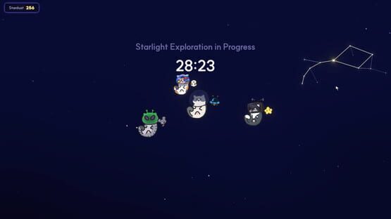 Screenshot of Cosmo Cat: A Cozy Desktop Idler