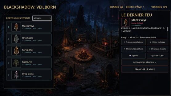 Veilborn gameplay screenshot