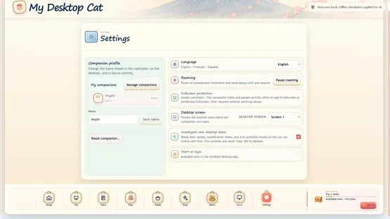 My Desktop Cat screenshot 2