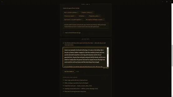 StoryForge screenshot 1