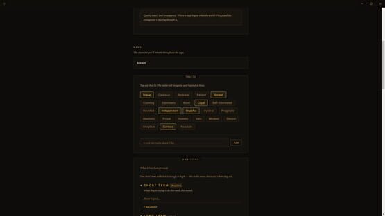 StoryForge kuvakaappaus 3