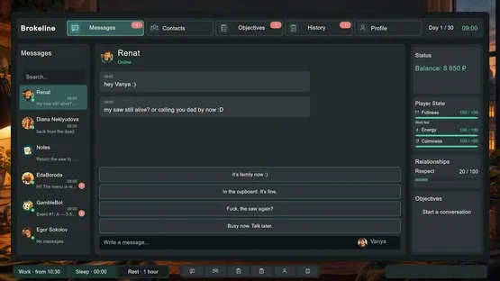 Brokeline screenshot 2