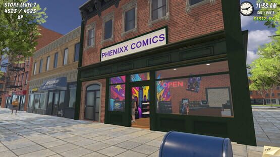 Comic Shop Tycoon gameplay screenshot