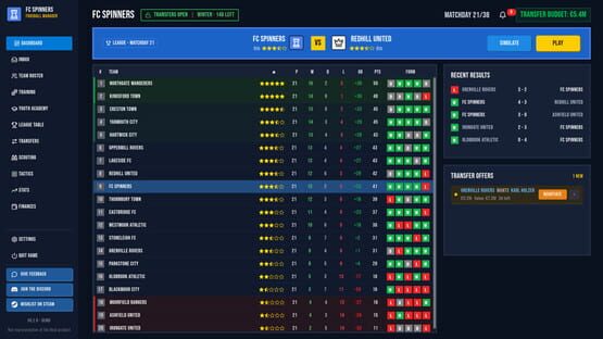 Foosball Managerの画面 2