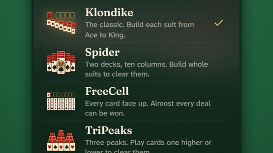 WB Solitaire kuvakaappaus 2