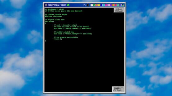 Matchmaker95: A Programming Simulator gameplay screenshot
