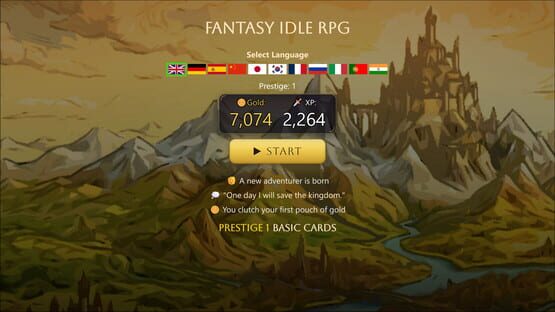 Fantasy Idle RPG gameplay screenshot