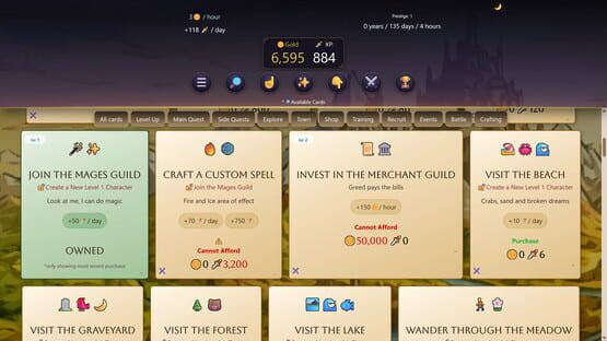 Fantasy Idle RPG gameplay screenshot
