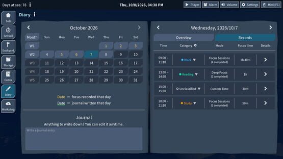 Dive Log: A Focus Voyage gameplay screenshot