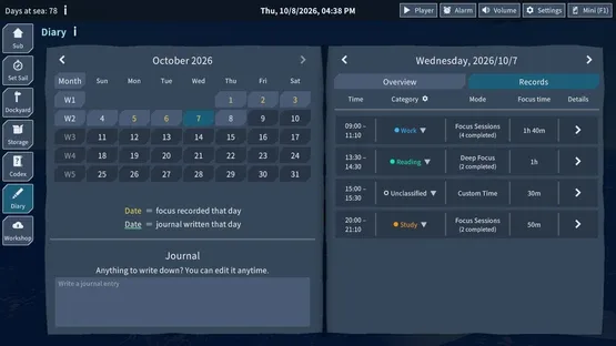 Dive Log: A Focus Voyage screenshot 2