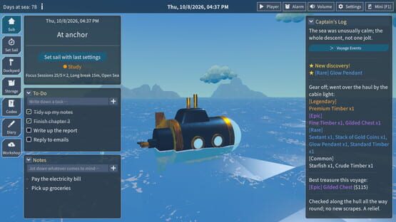 Dive Log: A Focus Voyage gameplay screenshot