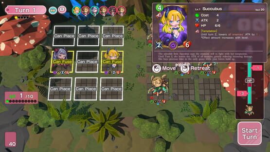 Monmusu Rush gameplay screenshot
