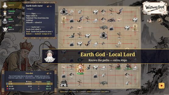 Westward Dash gameplay screenshot