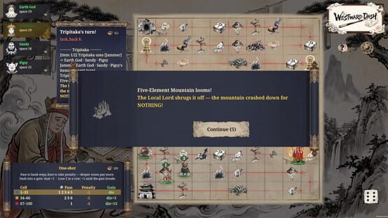 Westward Dash gameplay screenshot