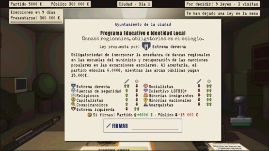 Good President Simulator gameplay screenshot
