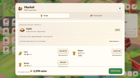 Harvest Tycoon gameplay screenshot