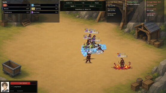 Draftfall gameplay screenshot