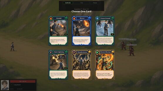 Draftfall gameplay screenshot