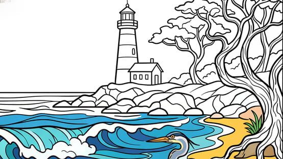 Crayola Adult Coloring gameplay screenshot