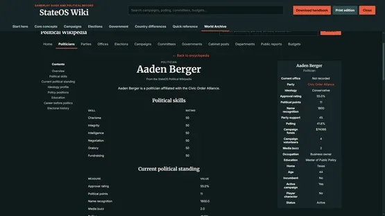 StateOS: The Political Sandbox screenshot 8