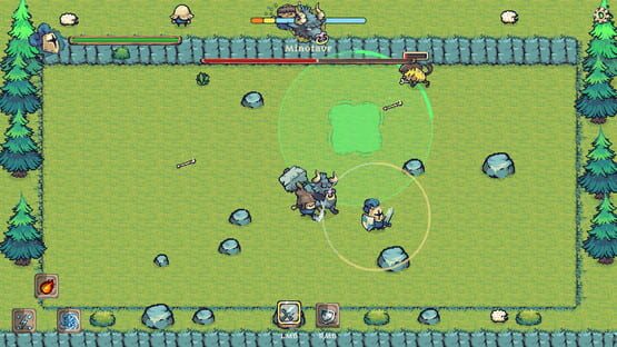 Tiny Knight and the Corrupted Crystal gameplay screenshot
