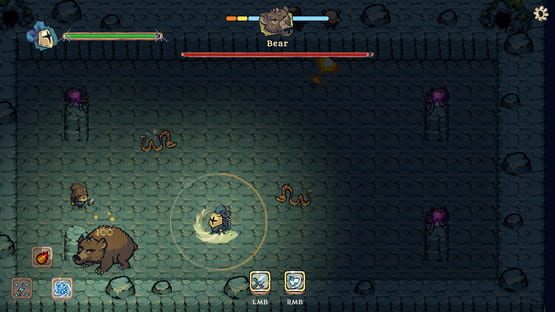 Tiny Knight and the Corrupted Crystal gameplay screenshot