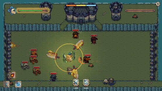 Tiny Knight and the Corrupted Crystal gameplay screenshot