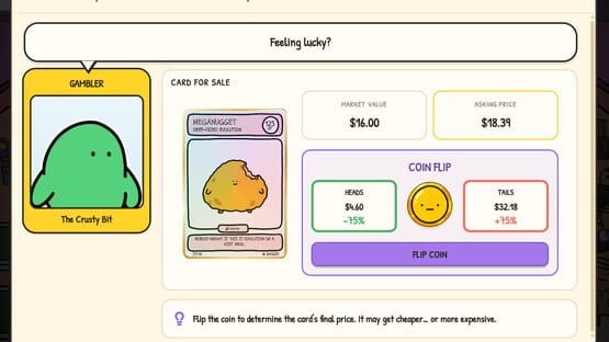 Grombo Card Shop Tycoon gameplay screenshot