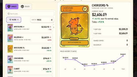 Grombo Card Shop Tycoon gameplay screenshot