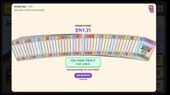 Grombo Card Shop Tycoon gameplay screenshot