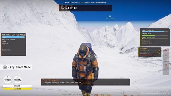 Everest: Survival Simulator kuvakaappaus 6