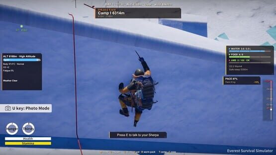 Everest: Survival Simulator kuvakaappaus 5