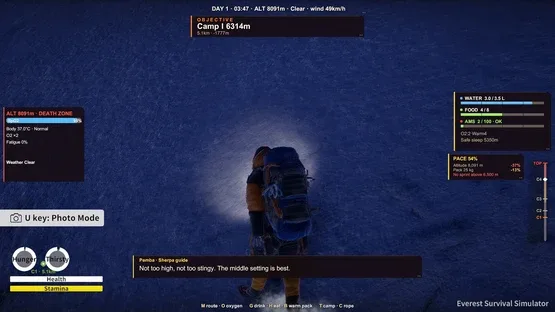 Everest: Survival Simulator screenshot 2