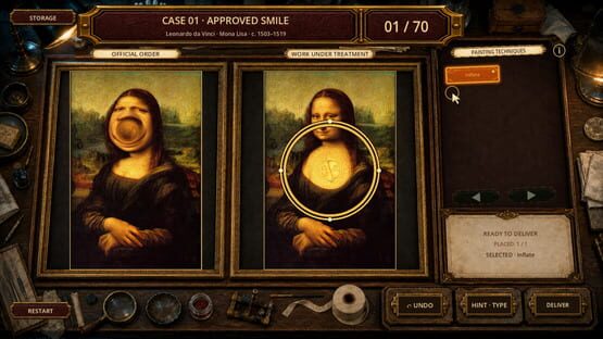 Masterpiece Malpractice gameplay screenshot