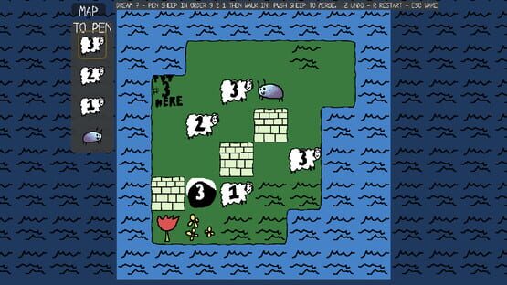 Carrot Count Sheep gameplay screenshot