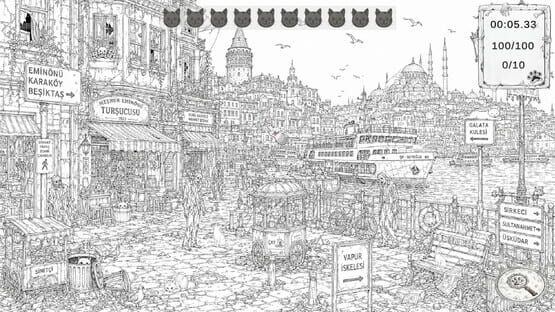 Zombie Mystery: 100 Hidden Cats screenshot 1