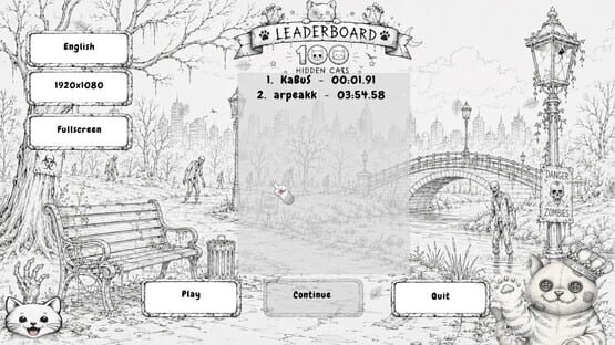 Zombie Mystery: 100 Hidden Cats screenshot 6