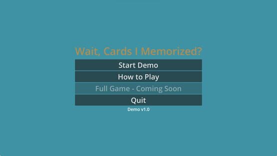 Wait, Cards I Memorized? gameplay screenshot