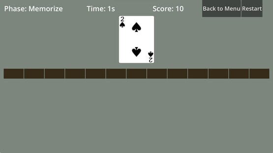 Wait, Cards I Memorized? gameplay screenshot
