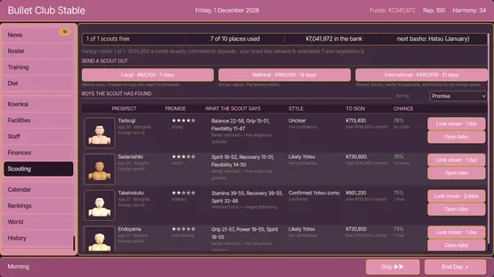 Heya! Sumo Manager screenshot 6
