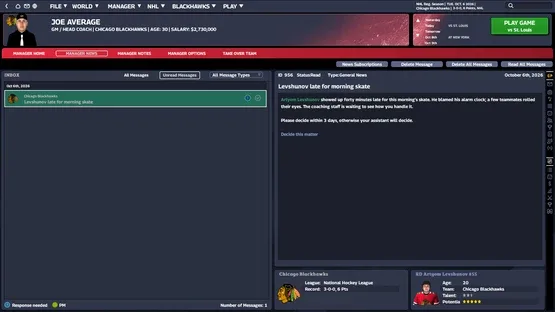 Franchise Hockey Manager 13 screenshot 6