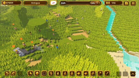 Blocky Colony gameplay screenshot