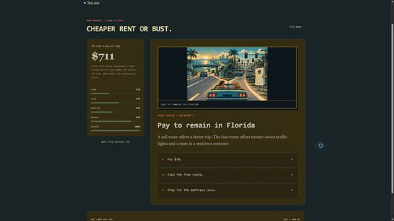 The Florida Trail gameplay screenshot