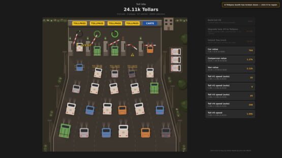 Toll Idle gameplay screenshot
