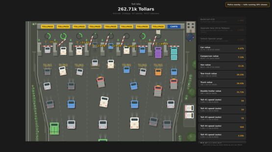 Toll Idle gameplay screenshot
