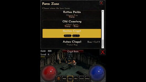 Desktop Hellfarmer screenshot