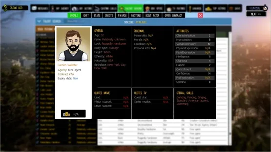 Cattle Call: Hollywood Talent Manager screenshot 2