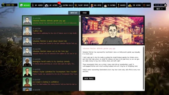 Cattle Call: Hollywood Talent Manager screenshot 3