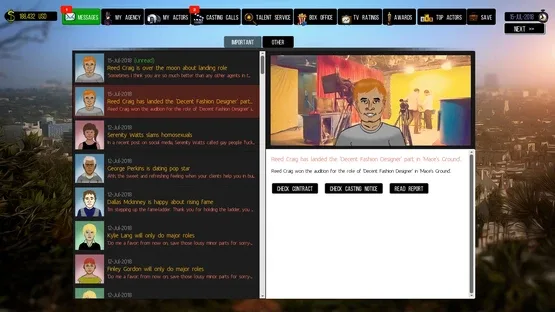 Cattle Call: Hollywood Talent Manager screenshot 11